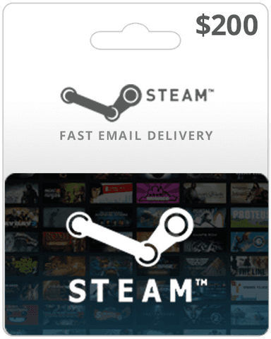 $200 Steam Gift Card (Email Delivery)