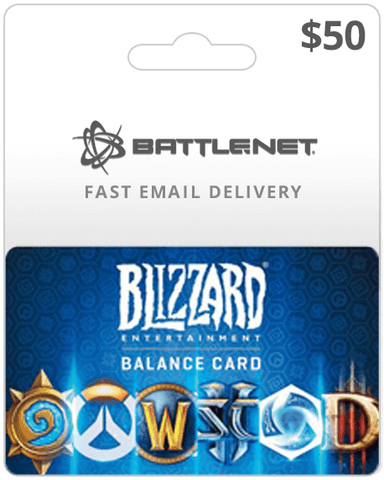 $50 Blizzard Game Card