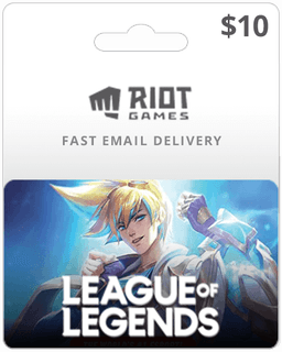 $10 League of Legends Card