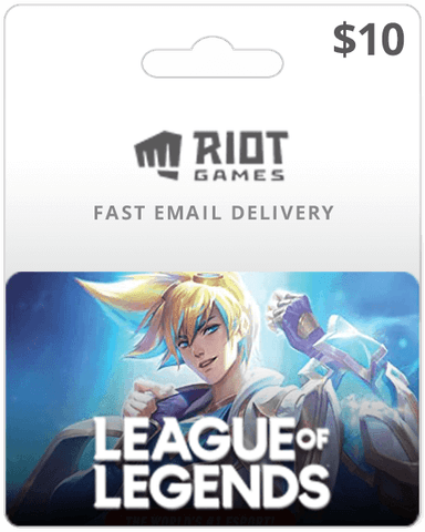 $10 League of Legends Card