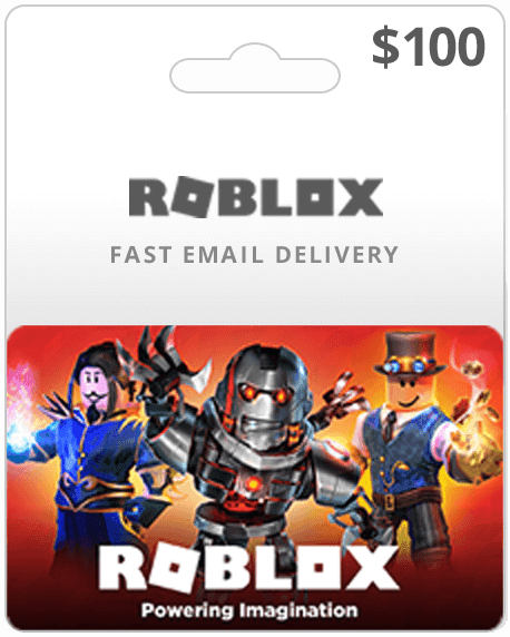 Gift card roblox 100 robux