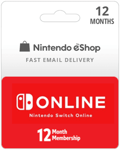 12 Month Nintendo Switch Online Membership