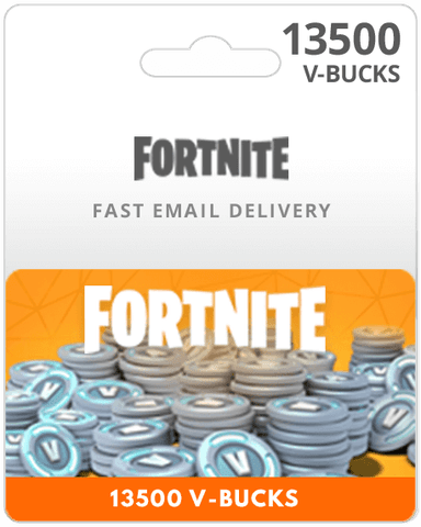 13500 Fortnite V-Bucks Card - Email Delivery