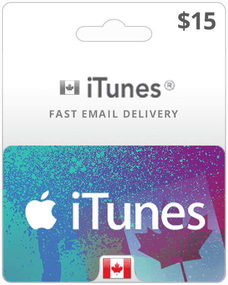 $15 Canada iTunes Gift Card