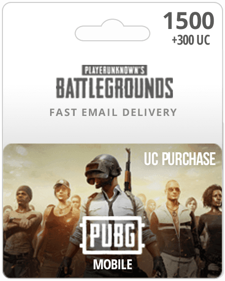 1500UC PUBG Mobile Gift Card