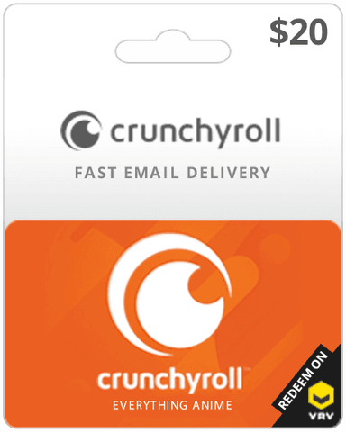 $20 Crunchyroll Gift Card