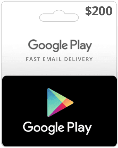 $200 US Google Play Card