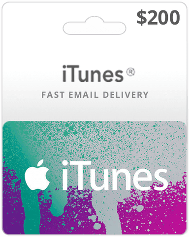 $200 USA iTunes Gift Card