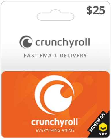 $25 Crunchyroll Gift Card