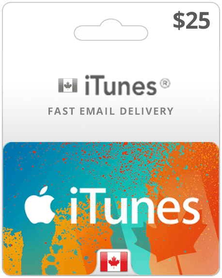 $25 Canada iTunes Gift Card