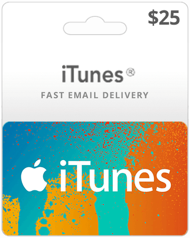 $25 USA iTunes Gift Card