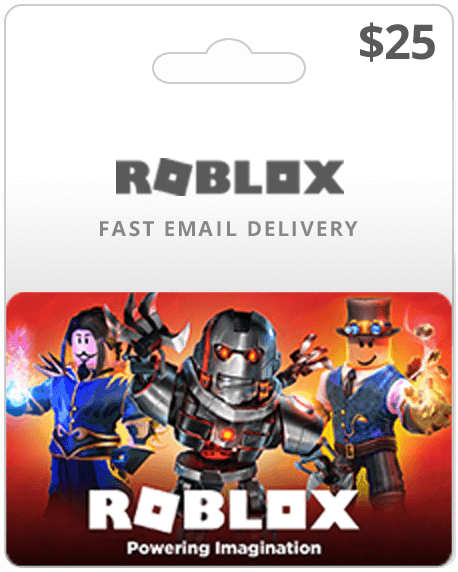 Buy $25 Roblox Card Code Online  Roblox Gift Card Email Delivery