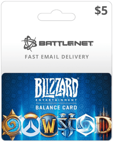 $5 Blizzard Game Card