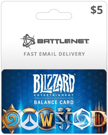 $5 Blizzard Gift Card Email Delivery