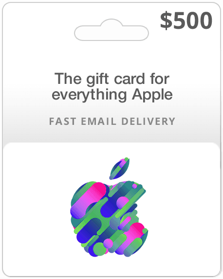 Apple US - 500 USD - Digital Gift Card [UNITED STATES]