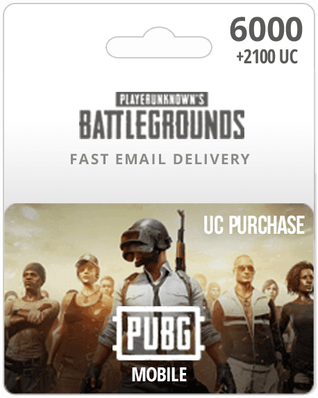 6000UC PUBG Mobile Gift Card