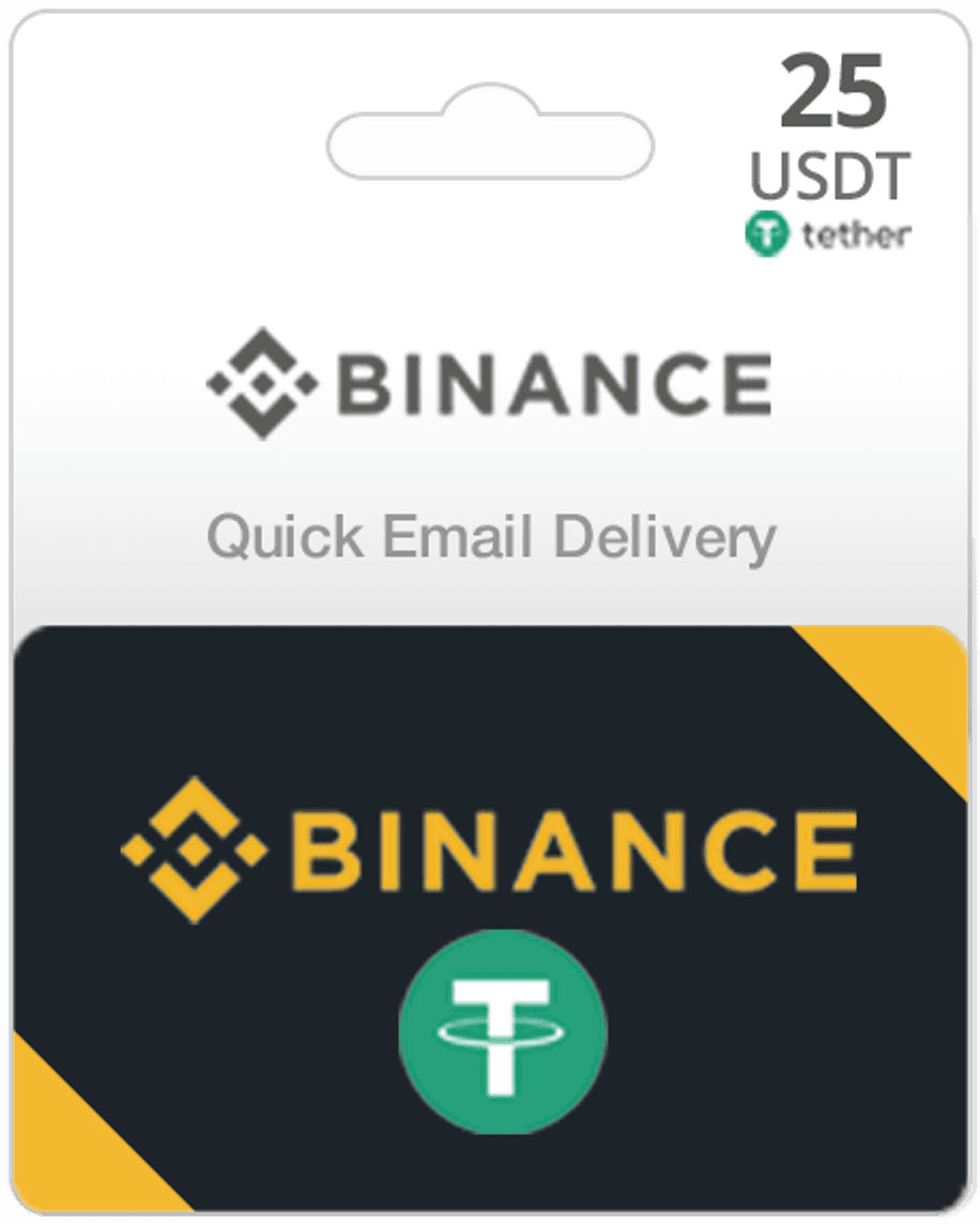 25 USDT Tether Binance Gift Card