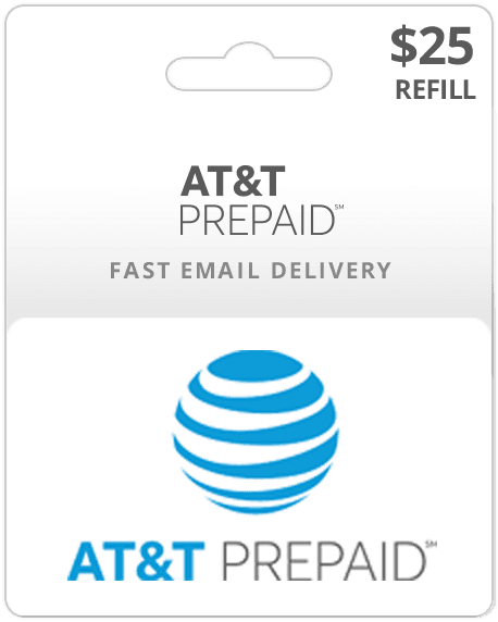 $25 AT&T Prepaid Gift Card