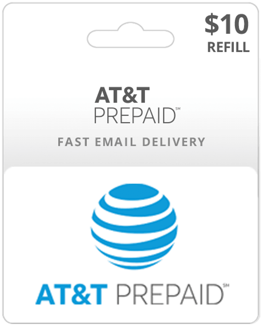 $10 AT&T Prepaid Gift Card