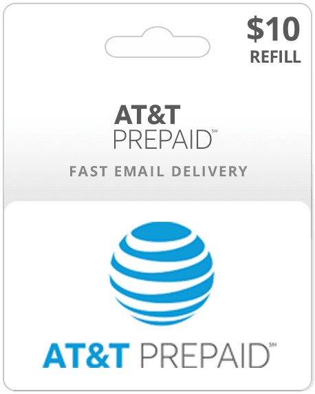 $10 AT&T Prepaid Gift Card