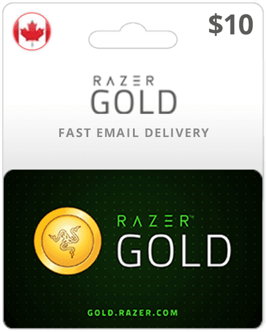 $10 Razer Gold Canada Game Card