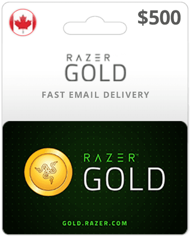 $500 Razer Gold Canada Game Card