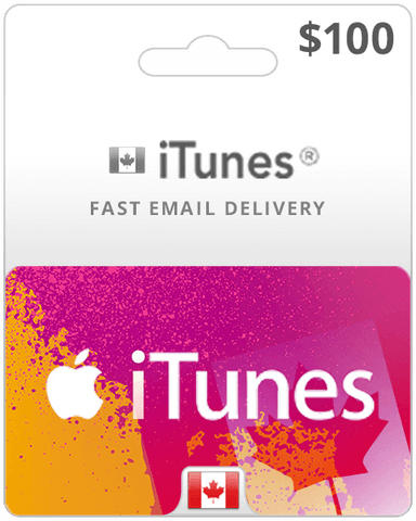 $100 Canada iTunes Gift Card