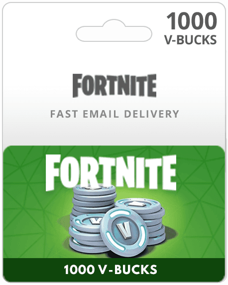 1000 Fortnite V-Bucks Card - Email Delivery