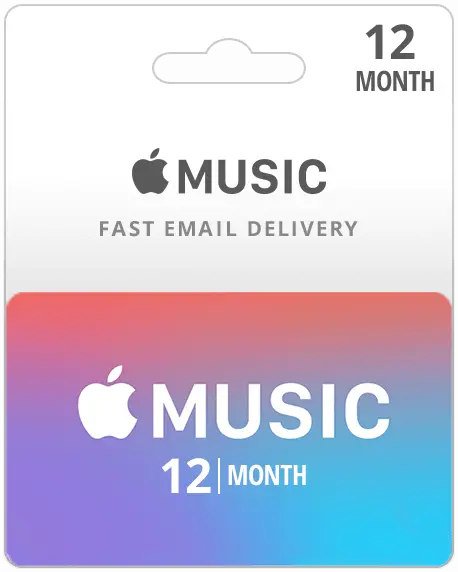12 Month Subscription US Apple Music Card