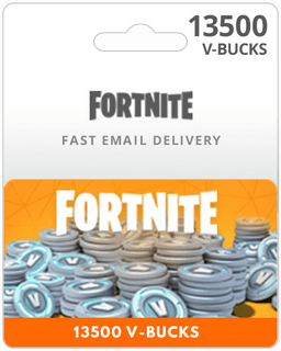 13500 Fortnite V-Bucks Card - Email Delivery