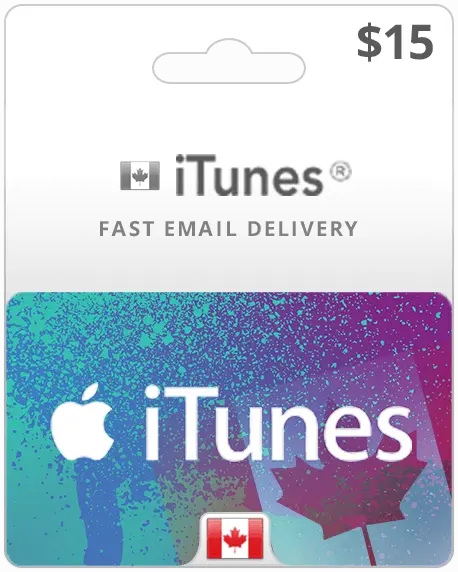 $15 Canada iTunes Gift Card