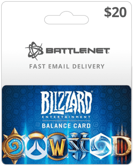$20 Blizzard Game Card