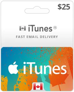 $25 Canada iTunes Gift Card