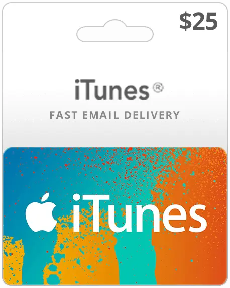 $25 USA iTunes Gift Card