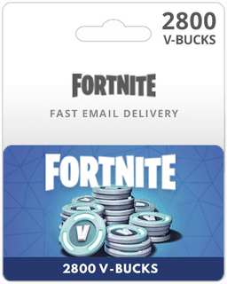 2800 Fortnite V-Bucks Card - Email Delivery