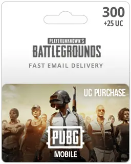 300UC PUBG Mobile Gift Card