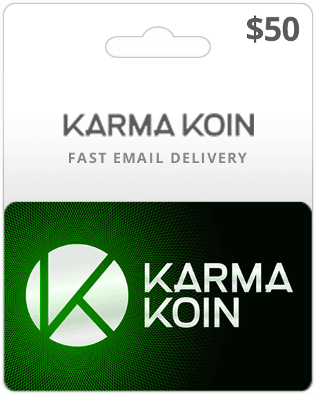$50 Karma Koin Game Card