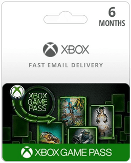 6 Month Xbox Game Pass Membership