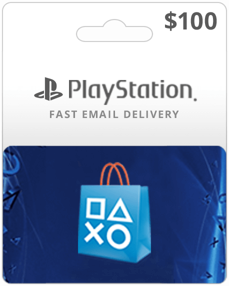 $100 PSN Online Gift Card | PlayStation Card Email Delivery