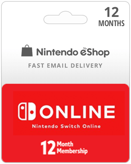 dart Nægte beundre 12 Month Nintendo Switch Online Membership Gift Card