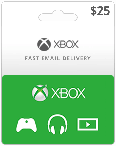 Moeras Schots jukbeen Buy $25 Xbox Gift Card | Xbox Live Gift Code Email Delivery