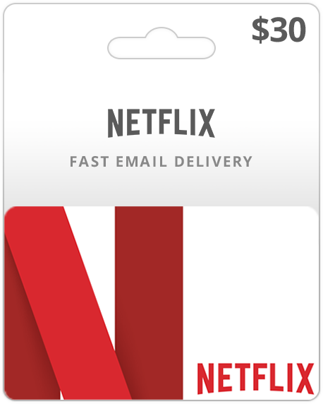 Buy $30 Netflix Card | Netflix Card Email Delivery